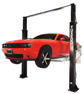 Tuxedo 9,000 lb. Capacity Overhead 2 Post Lift- Asymmetric Arms