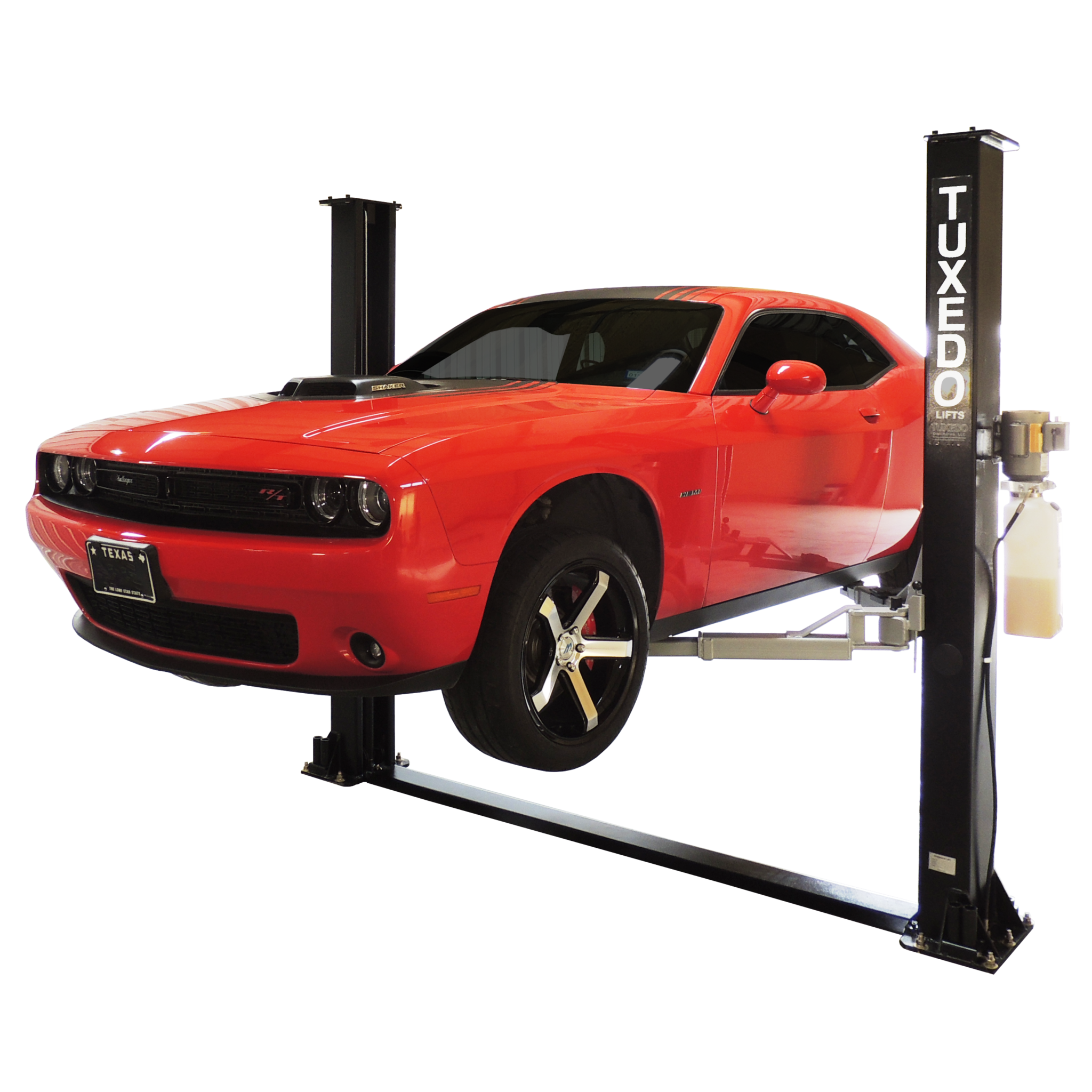Tuxedo 9,000 lb. Capacity, Base Plate 2 Post Lift
